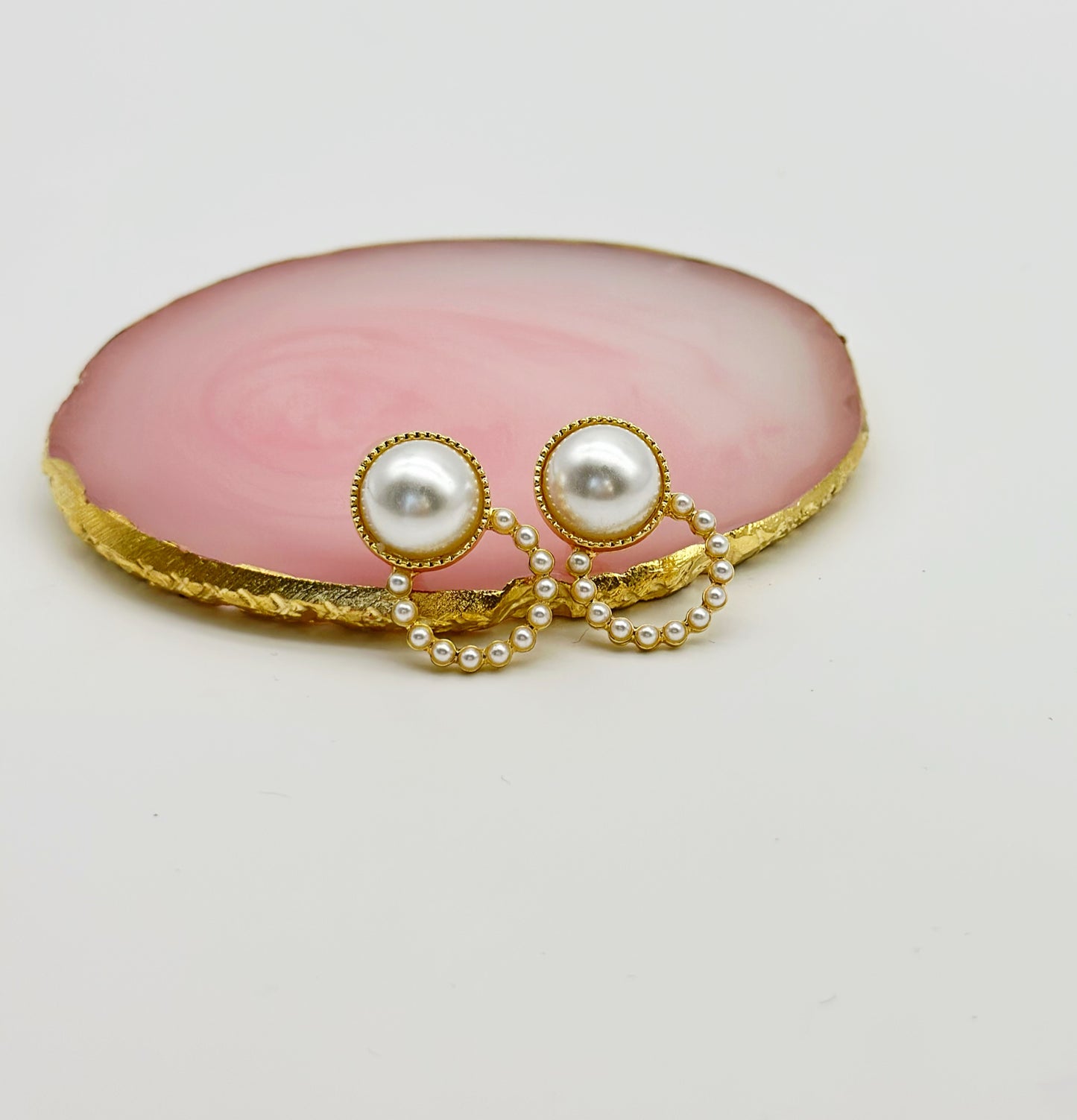 Pearl Stitch Earrings