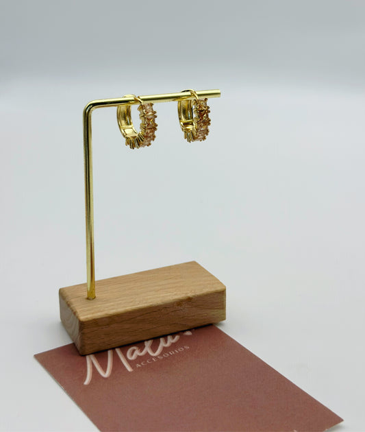 Rose Gold Hoops