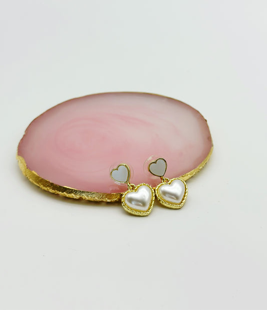 Heart Stitch Earrings